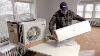 New Ton Electric 12000 Btu Ductless Air Conditioner, Heat Pump Mini Split 110v 1 Ton With/kit
